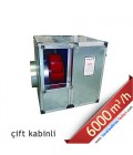 1.5 KW 6000 m3 Çift Kabinli Hücreli Fan